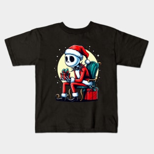 Jack Skellington Santa Kids T-Shirt